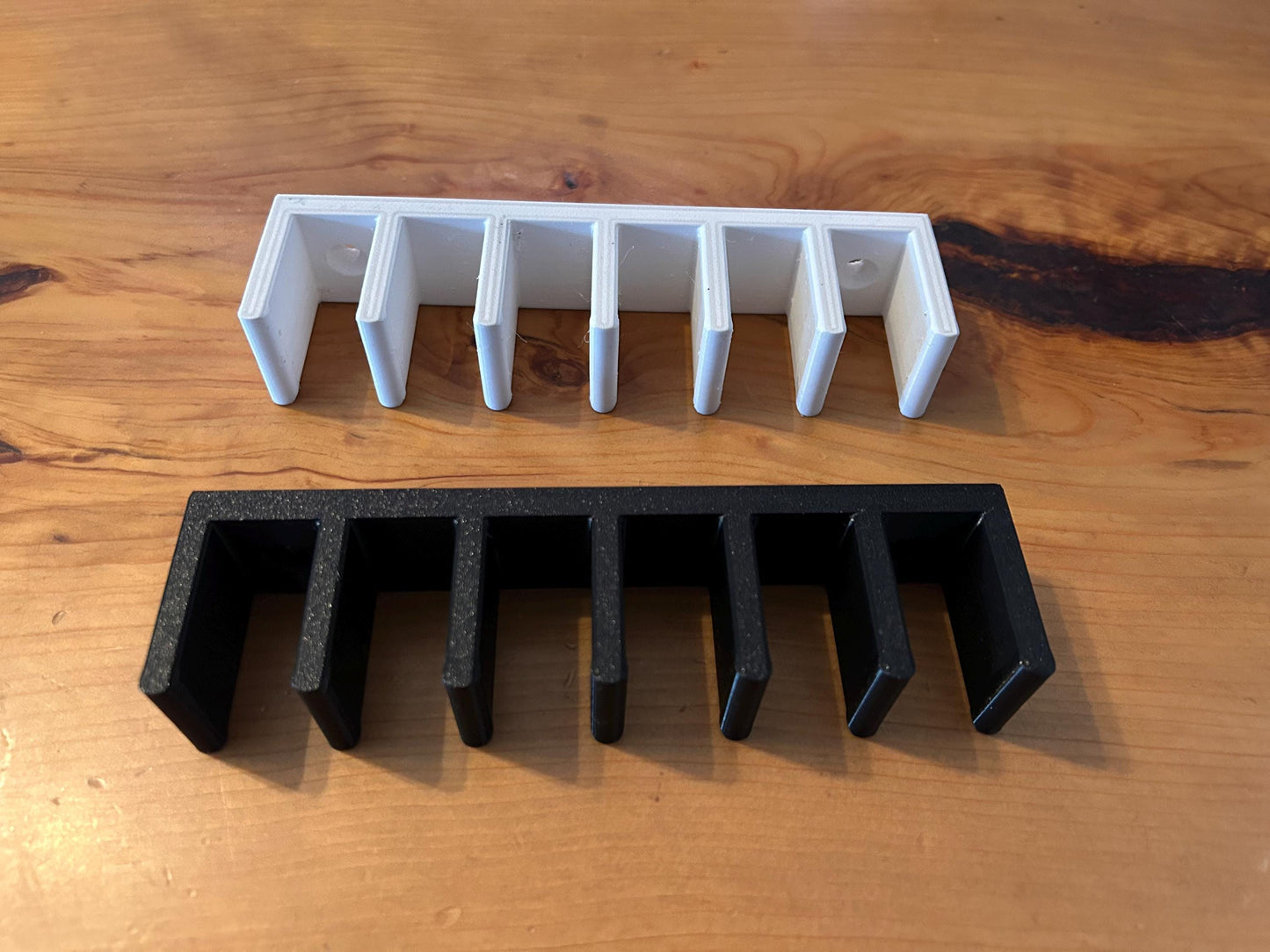 Pack of 3 Wall-Mounted Hockey Stick Rack: Holds 6 Sticks each , Multiple Colors available