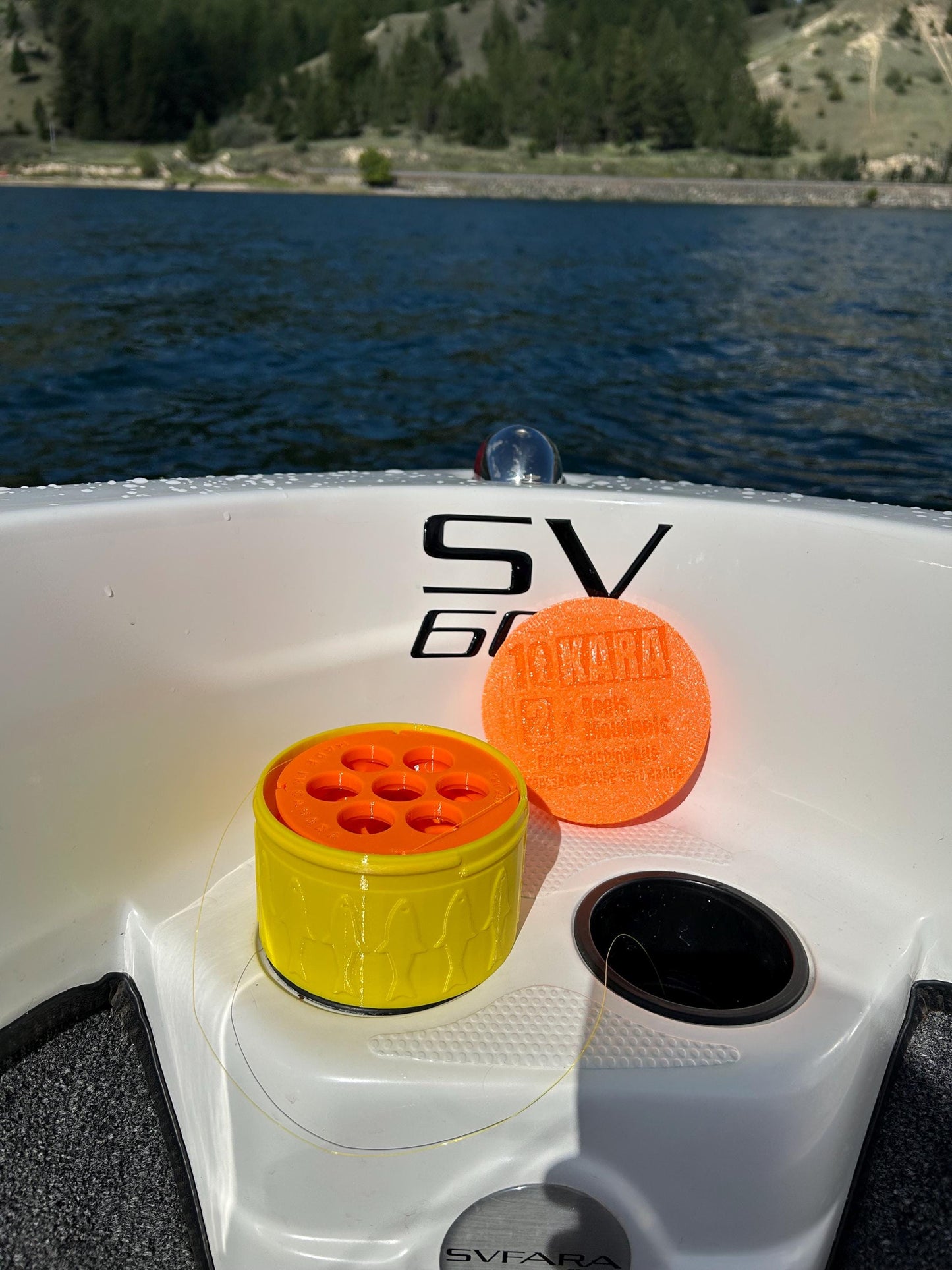 2 Rodless Fishing Gear Set: Portable Double Reel Kits, fishing tackle box with 2 reels that dont required a Rod. Perfect gift under 30