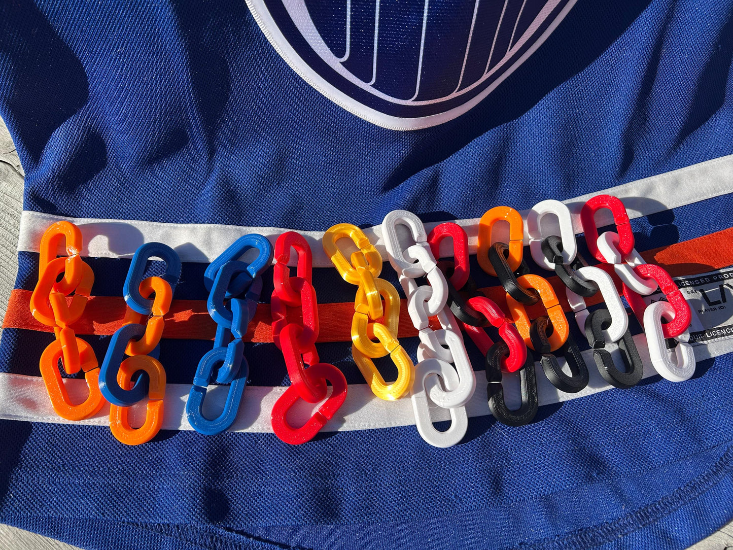 Custom Giant Necklace #1 Fan, Sport Fan gear swag, Oversize Logo with Colours Chain, #1fan, Perfect Gift