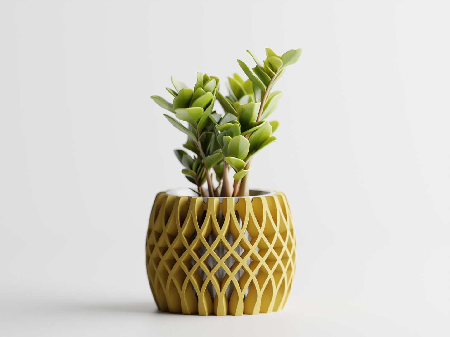 Indoor Planter, Home Decor, Office Decor Plant Pot Interweave