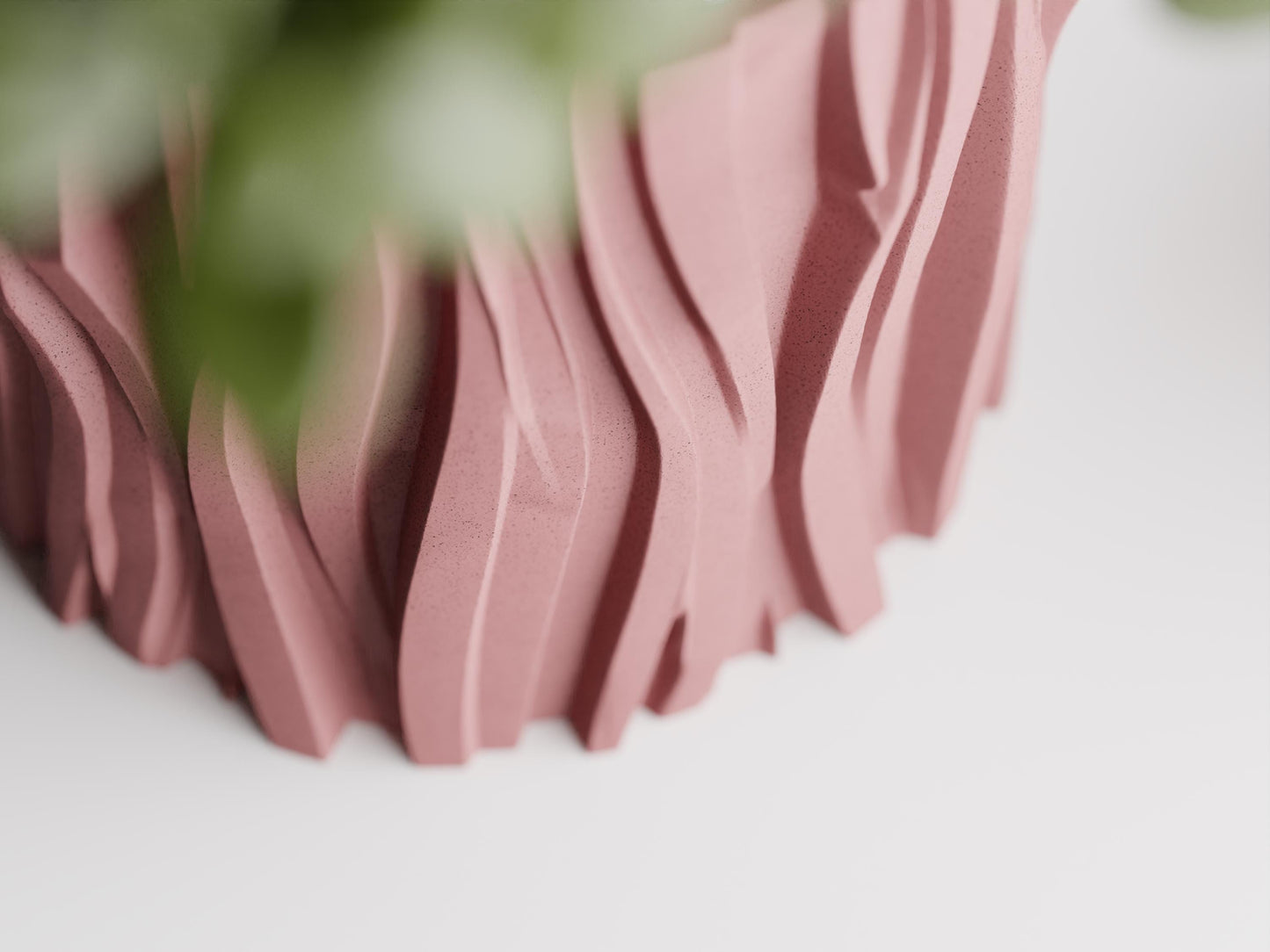 Indoor Planter, Home Decor, Office Decor Plant Pot Wavy 3