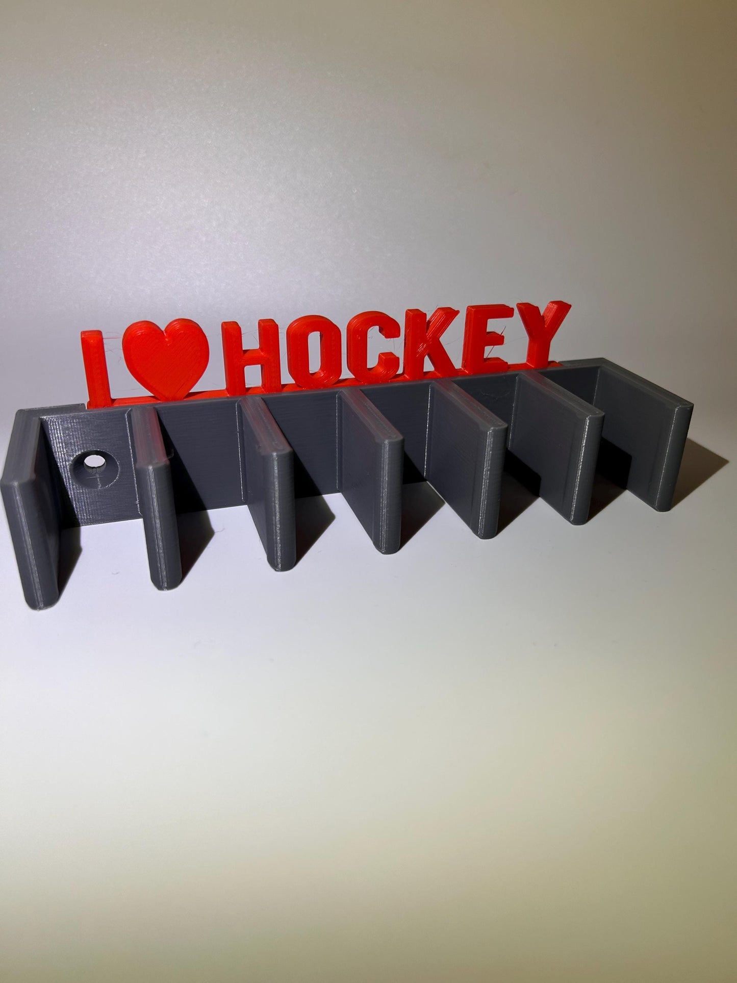 2 - Personalized 6 Hockey stick Holder, Wall-Mount for Hockey Stick Stick Organizer gift hockey  Organizer sports gear gift for 2 - Gift<30