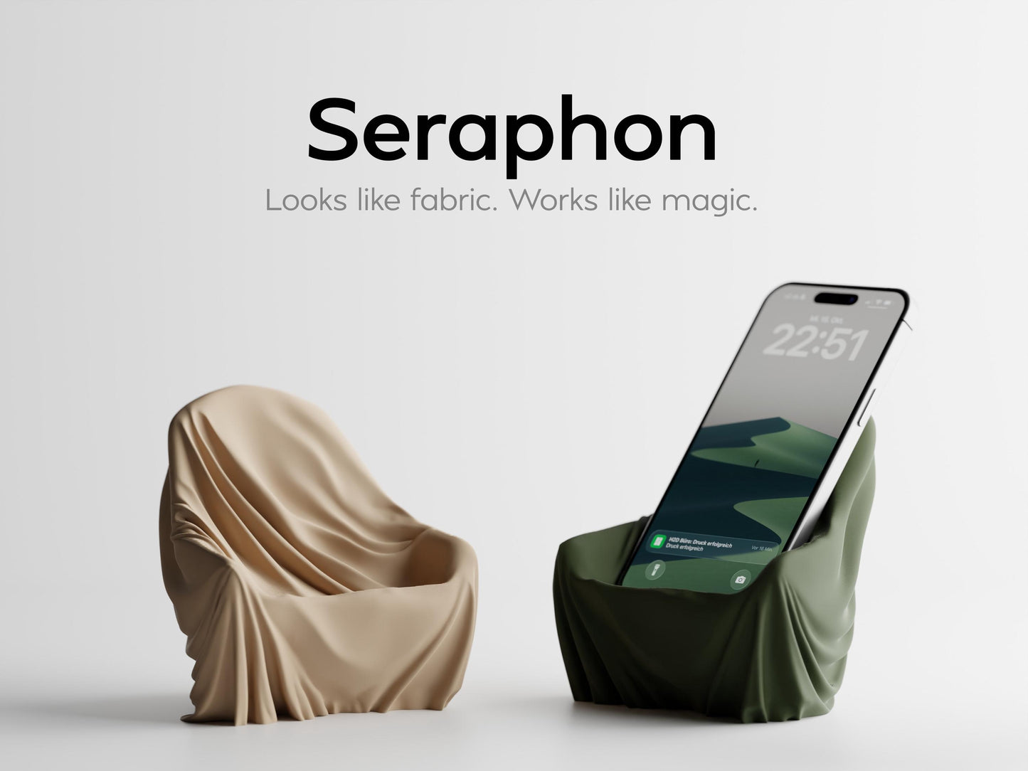Phone Stand Looks like Fabric, Works like magic