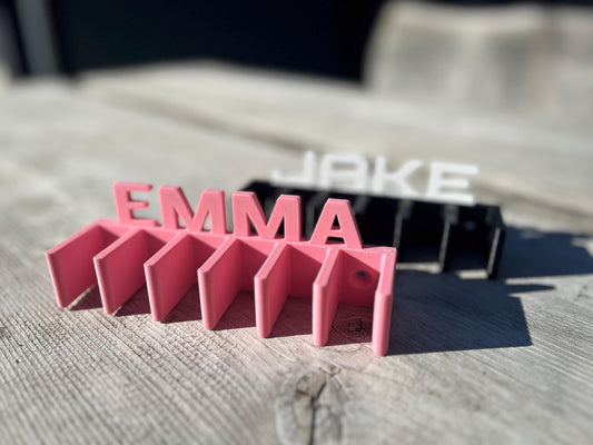 2 - Personalized 6 Hockey stick Holder, Wall-Mount for Hockey Stick Stick Organizer gift hockey  Organizer sports gear gift for 2 - Gift<30