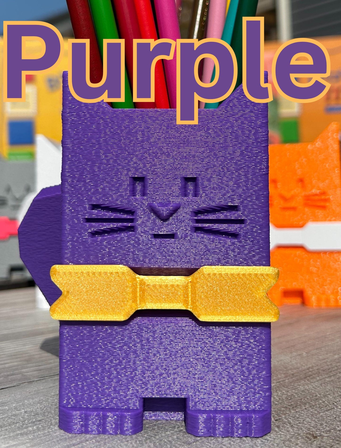 Pencil Holder Desk organizers for Cats lover, Gift Multiple Colors available gift under 30