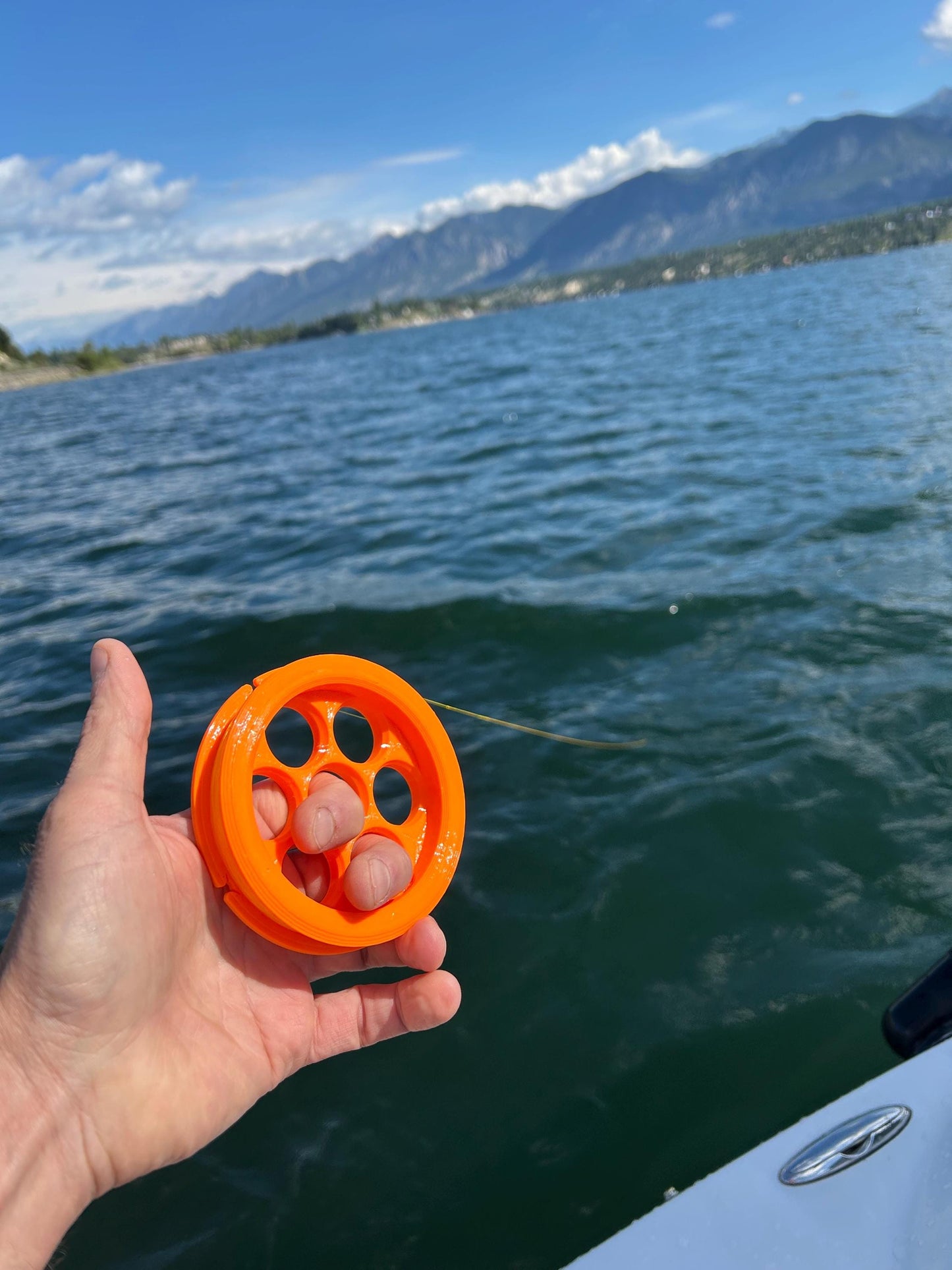 Rodless Fishing Reel Double Set kit Travel Kit fishing everywhere survival fishing lightweight fishing gear