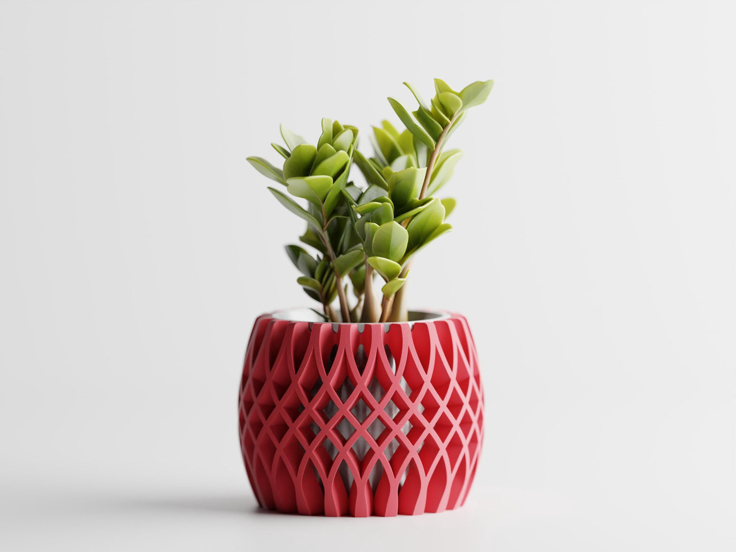 Indoor Planter, Home Decor, Office Decor Plant Pot Interweave