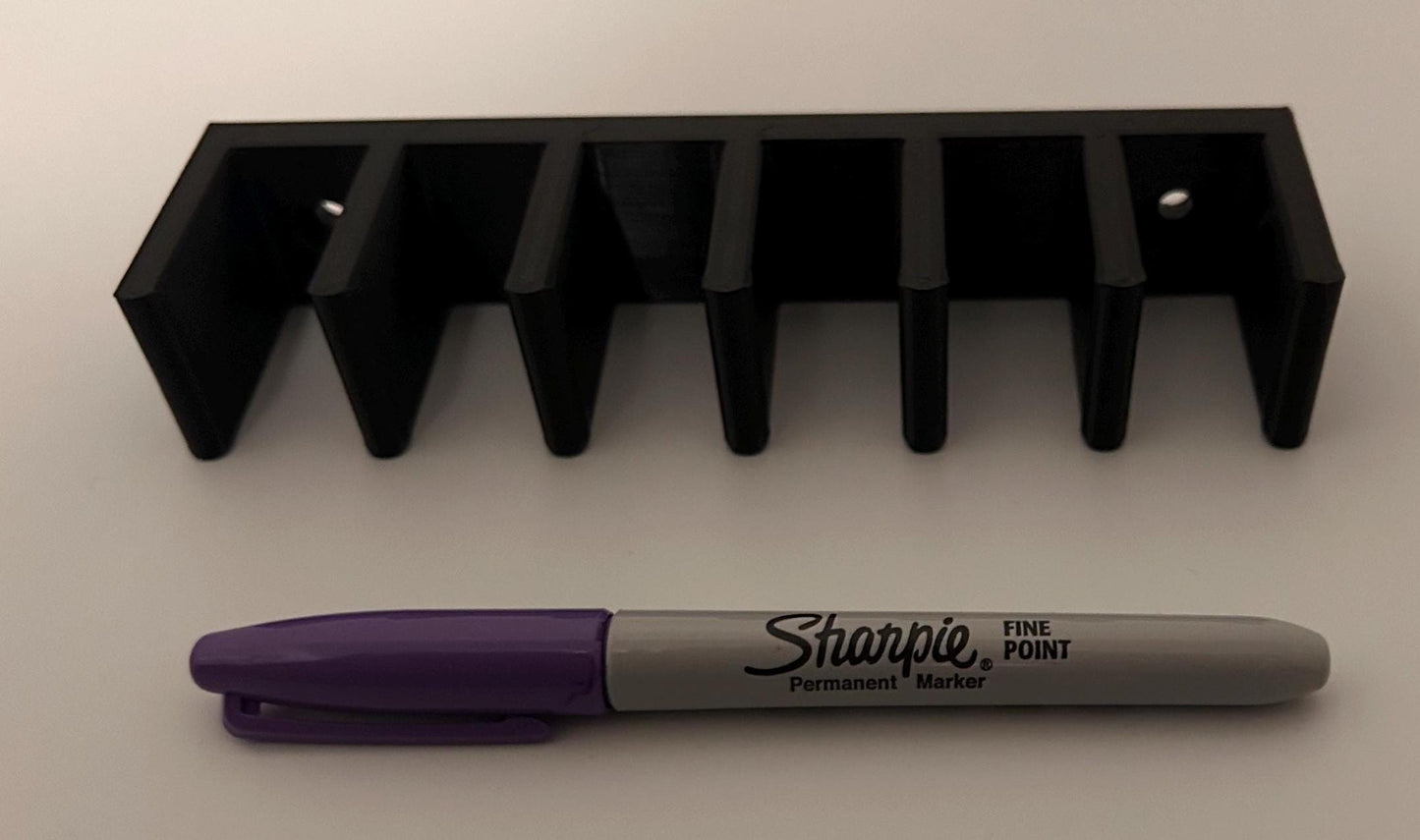 Pack of 3 Wall-Mounted Hockey Stick Rack: Holds 6 Sticks each , Multiple Colors available