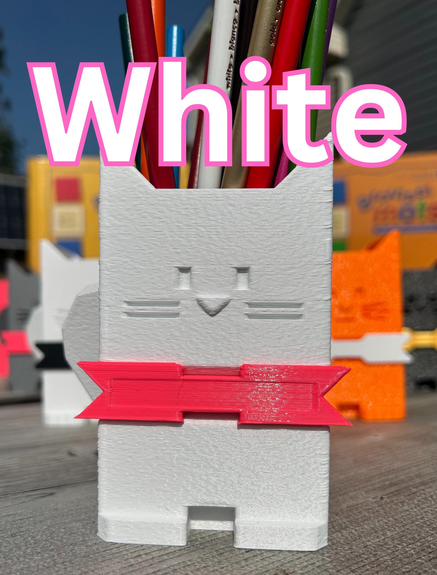 Pencil Holder Desk organizers for Cats lover, Gift Multiple Colors available gift under 30