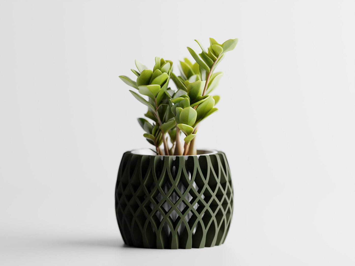 Indoor Planter, Home Decor, Office Decor Plant Pot Interweave