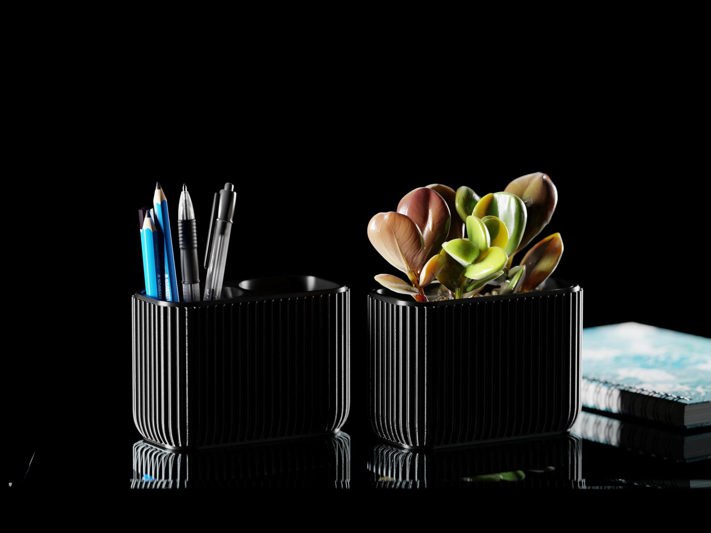 Desk organizer, pen holder, Desktop decor, functional desk Organizer perfect gift