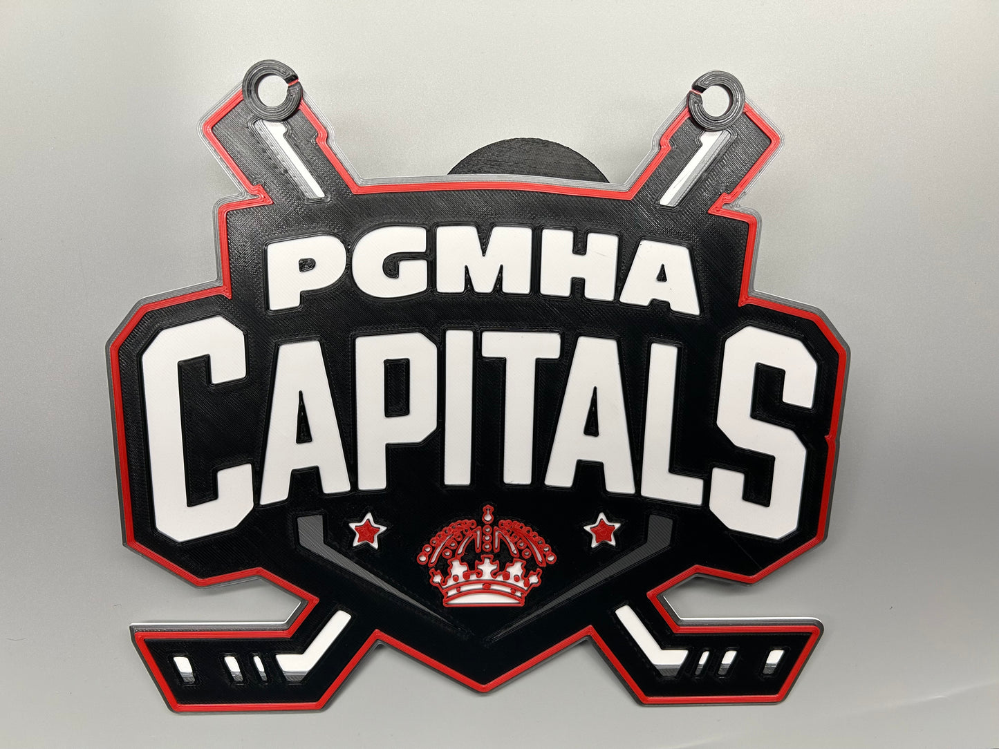 Custom Hockey Locker Room Banner — 3D Printed Team Sign | Magnetic | Free Logo Design