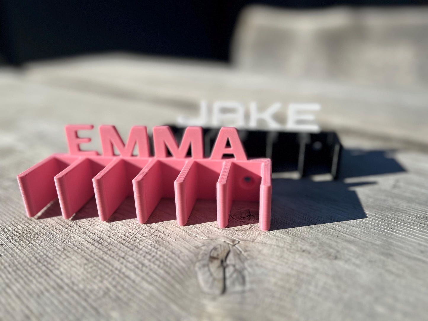 2 - Personalized 6 Hockey stick Holder, Wall-Mount for Hockey Stick Stick Organizer gift hockey  Organizer sports gear gift for 2 - Gift<30