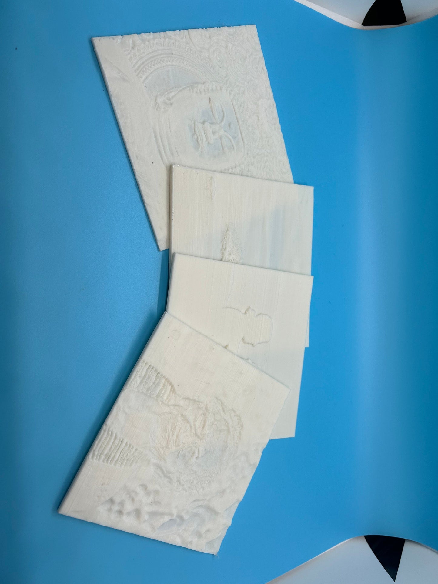 Table lamp with 4 Personalize picture Lithophane to share some Precious moment of Love