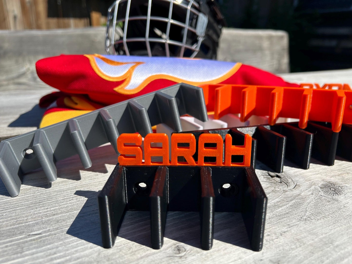 20 Personalized Hockey Stick Rack gift Pack of 20 Custom rack with Player Names, Numbers, or Team Logos  Perfect for Full Hockey Teams Gift