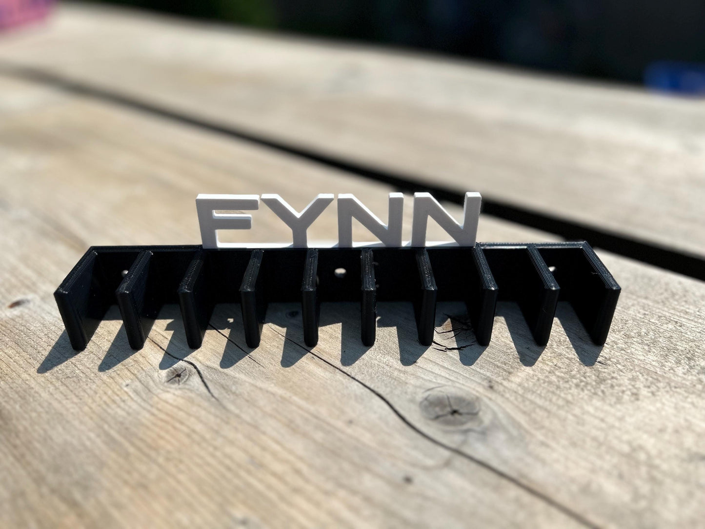 Personalized Hockey stick holder wall mount Hockey rack organizer for 9 Hockey stick hocker player Hockey Holder stick holder gift under 30