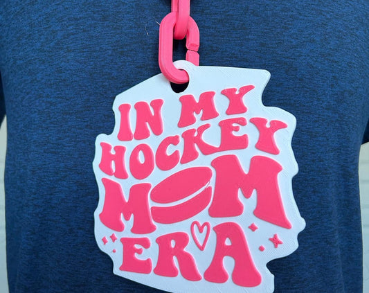 Hockey Fan Mom Giant Logo Necklace